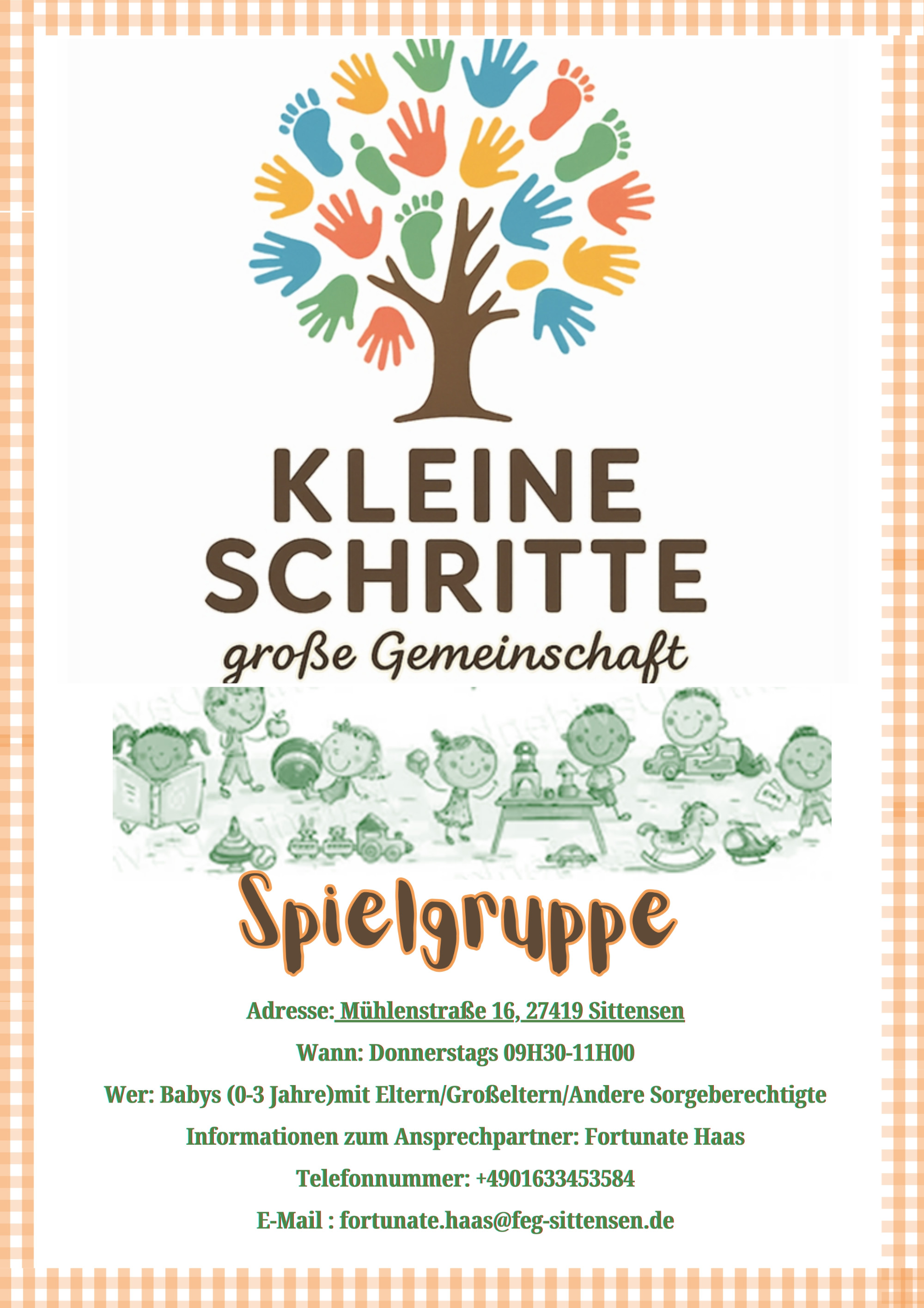 Kleine Schritte Poster web